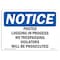 Signmission OSHA Sign, 7" H, 10" W, Rigid Plastic, Posted Logging In Progress No Trespassing Sign, Landscape OS-NS-P-710-L-17717 - alternate 1